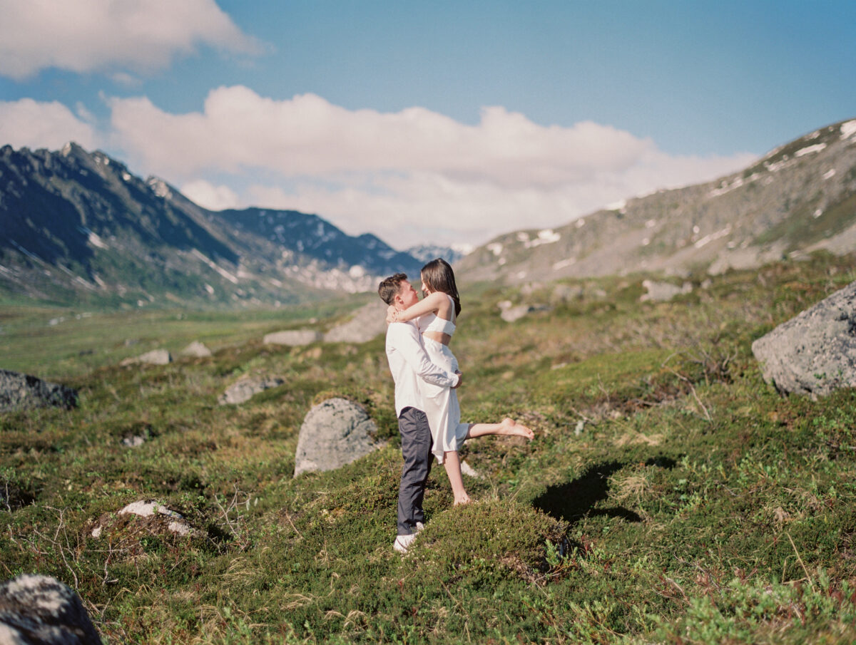 Hatcher Pass Engagement Session with Anchorage Alaska Photographer