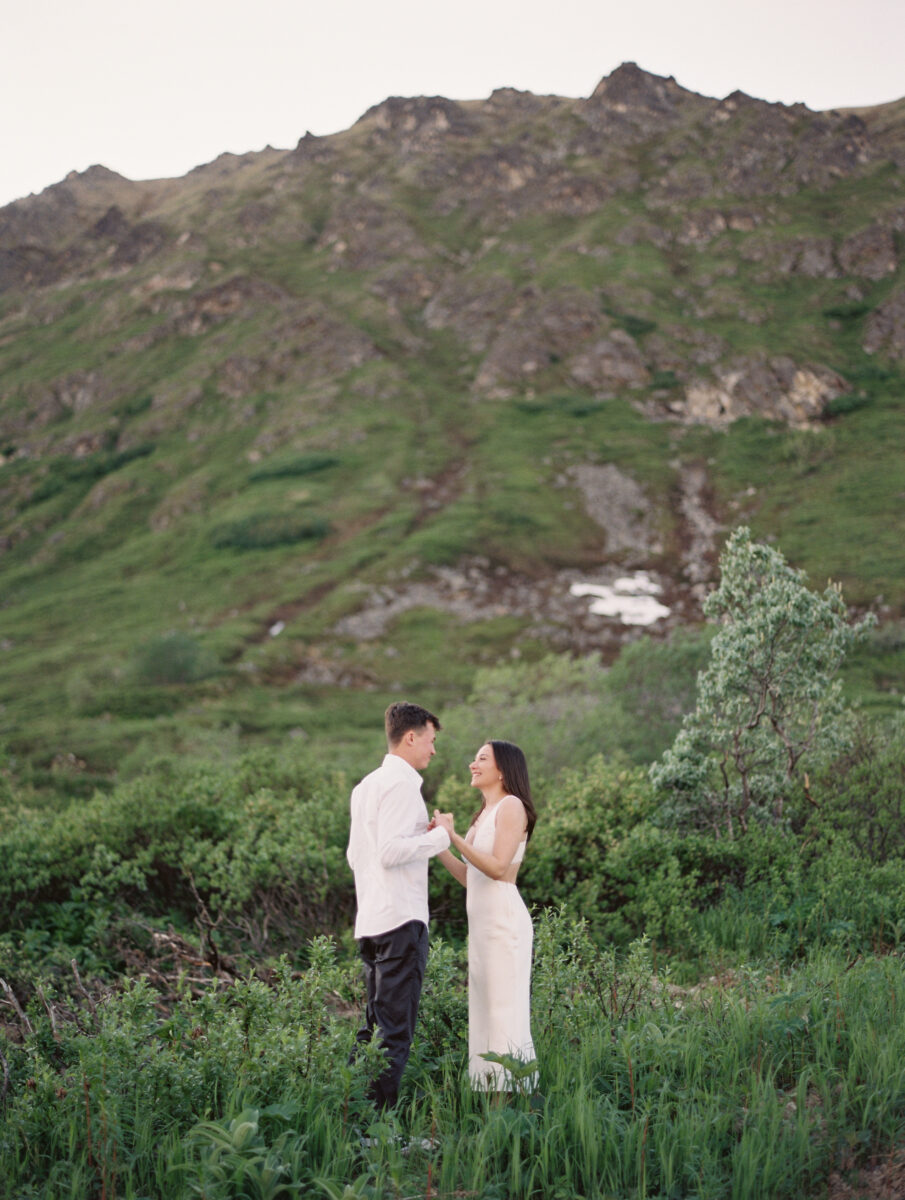 Hatcher Pass Engagement Session with Anchorage Alaska Photographer
