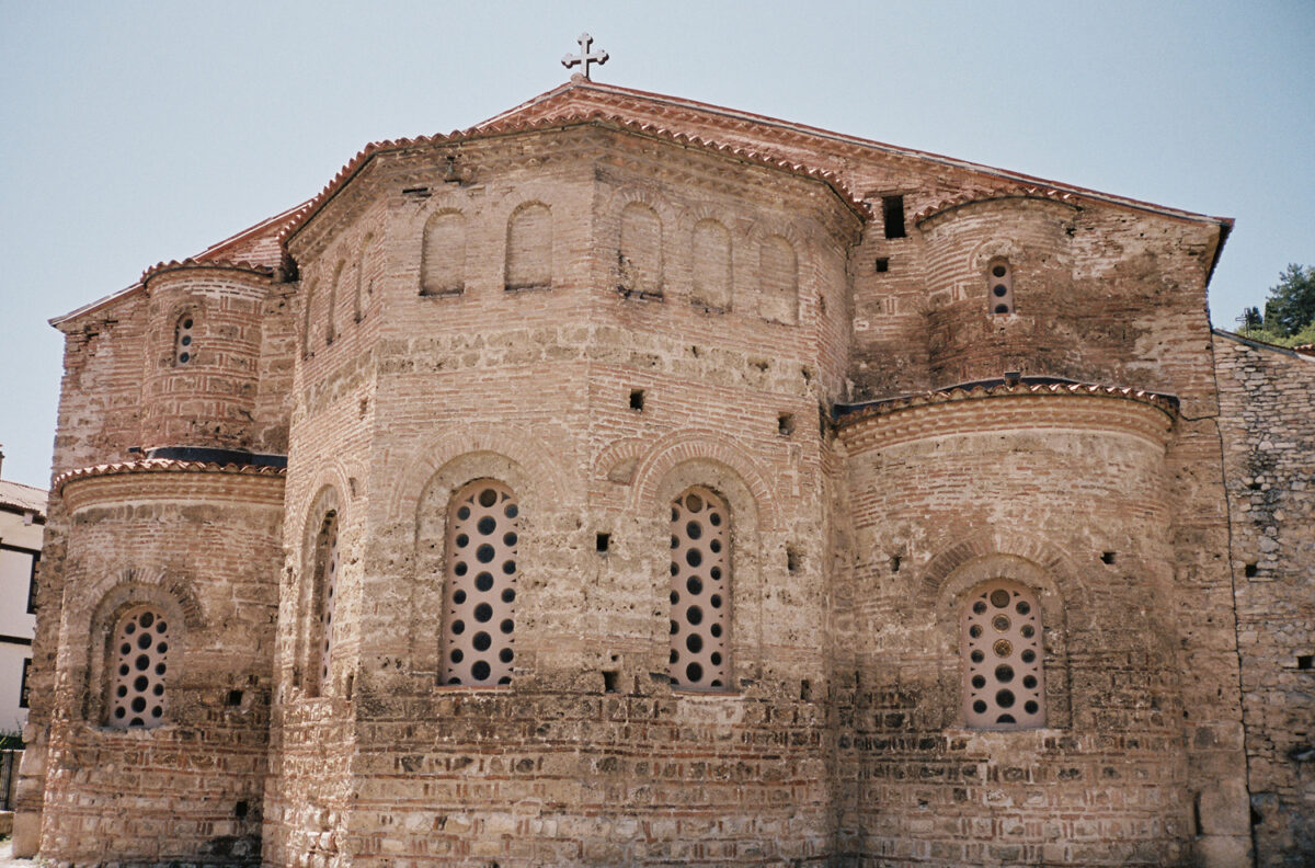 Church of St Sofia on 35mm Film, Lake Ohrid North Macedonia